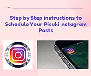 Step by Step instructions to Schedule Your Picuki Instagram Posts