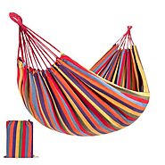 2 Person Outdoor Double Hammock with Portable Carrying Bag - Viideals
