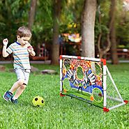 Portable Soccer Goal Football Practice Targed Door for Kids Outdoor Activity - Viideals