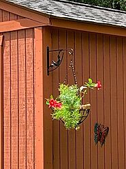 Hanging Plants Brackets 12" Wall Planter Hooks Hangers for Plants Wind Chimes Lanterns - Viideals