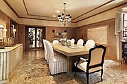 Luxury Square Dining Table For 8