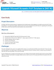 Upgrade Microsoft Dynamics NAV Database to 2013 R2