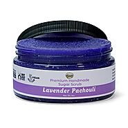 Falls River Soap Company Lavender Patchouli Sugar Body Scrub [8 oz] No Alcohol, Sulfates - Paraben Free Body & Bath S...