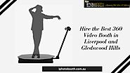 Hire the Best 360 Video Booth in Liverpool and Gledswood Hills