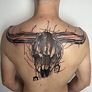 Bull Skull Tattoo Ideas Simple Designs With Meanings