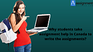 Why students take assignment help in Canada to write the assignments? - AtoAllinks