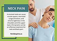 Neck pain Vero Beach FL