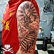 Stairway To Heaven Tattoo Ideas and Designs For Men and Women
