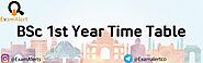 BSc 1st Year Time Table 2022 यहां से देखें Download B.Sc Part 1 Exam Date Sheets Now - Exam Alert