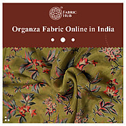 Buy Organza Fabric Online in India | Pure Organza Silk Fabric