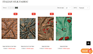 Buy Italian Silk Fabric Online | Italian Fabric Online | Fabrichub Surat