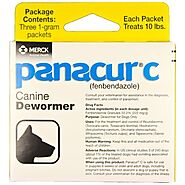 Panacur C Canine Dewormer, 1-g, 3 count for 10lbs