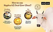 Kapiva A2 Desi Cow Ghee | Pure, Natural, & Healthy | Vedic Bilona Method | Helps Reduces Joint Pain and Improves Hear...