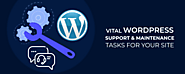 Vital WordPress Support and Maintenance Tasks for Your Site | Clap Creative