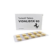 Buy Vidalista 80 Mg Black Pills | 20% OFF | Tadalafil 80mg