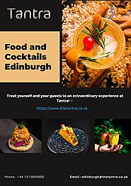 Food and Cocktails Edinburgh | TANTRA