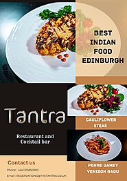 Best Indian food Edinburgh | Tantra