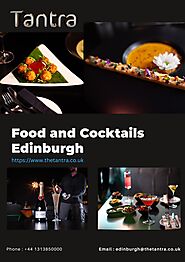Food and Cocktails Edinburgh | TANTRA