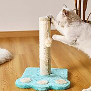 Cat Scratching Post With Paw Shaped Base