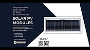 20 Watt Lowest Cost Solar Panel Prices in India from Solar Panels Manufacturer in Delhi Haryana