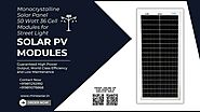 50 Watt Lowest Cost Solar Panel Prices in India from Solar Panels Manufacturer in Delhi Haryana