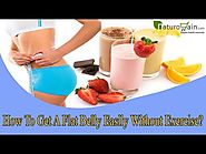How To Get A Flat Belly Easily Without Exercise?