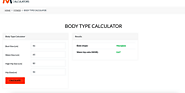 Body Type Calculator | Find Out Your Real Body Type.
