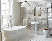 Tile the bathtub wall