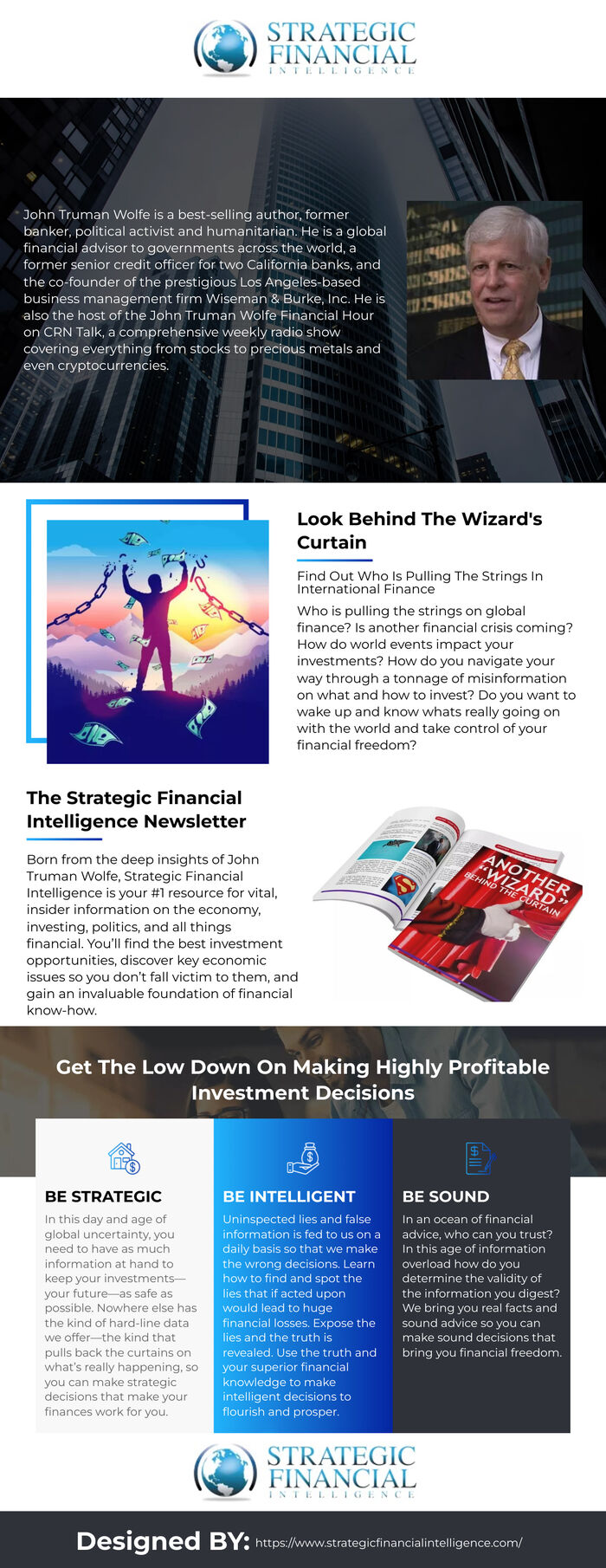 This infographic is designed by Strategic Financial Intelligence