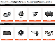 Hyundai Genuine Spare Parts and Accessories at Reasonable Prices
