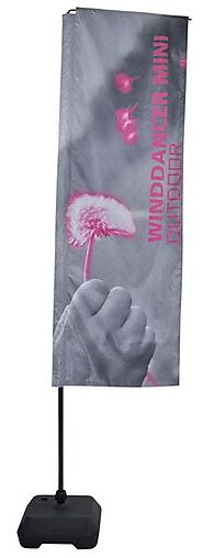 Wind Dancer Mini Flag Stand | Portable Banner And Flag Pole Display
