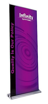 Space Infinity 33 Retractable Banner Stand | Power-Graphics.com
