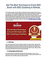 Get The Best Technique to Crack SSC Exam with SSC Coaching in Kolkata
