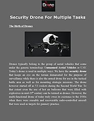 Security Drone For Multiple Tasks
