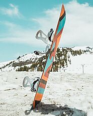 Skis or Snowboard with Bindings
