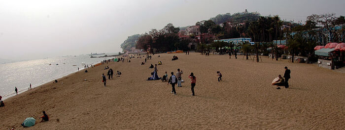 📍 Huangcuo Beach in Xiamen, #china #louisvuitton #beach #summer