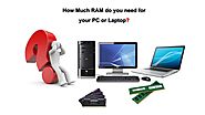 How Much RAM do you need for your PC or Laptop - Sneha It Solutions