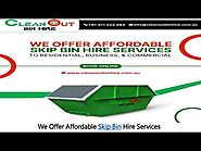 Skip Bin Hire Services | Melbourne | Victoria | Australia | Clean Out Bin Hire