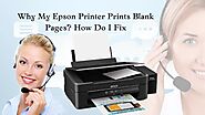 Why my Epson Printer Prints Blank Pages Continuously? How to Fix