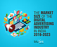 The Market Size of the Digital Advertising Industry in India 2016-2023