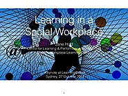 LearningatWork keynote: learning in the social workplace