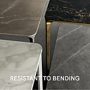 Sintered Stone is a 100% natural material based on granite minerals, glass minerals, and natural oxides: