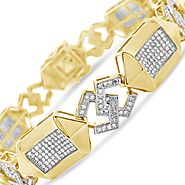 Best Qualitative Gold Bracelets Mens - Exotic Diamonds