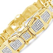 Admirable Top Men’s Gold Bracelet - Exotic Diamonds