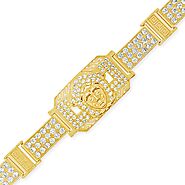 Standard Quality Gold Bracelets for Men - Exotic Diamonds