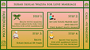 Surah Ikhlas Wazifa For Love Marriage - Fajr Dua