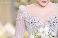 Váy cưới Hồ Bích Trâm như 1 dấu mốc cuộc đời "cô ba" - Starry Night Dress - VÁY CƯỚI CAO CẤP LINH NGA BRIDAL