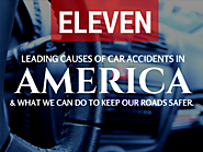 The top 11 causes of car accidents in America. Let's drive smart!