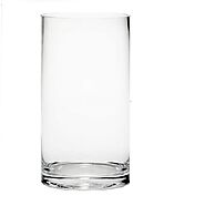 Floralcraft® 12cm x 25cm Clear Glass Cylinder Vase