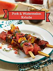 Pork & Watermelon Kebabs